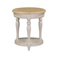 Chateau Side Table - Round - Grey Painted - Pine