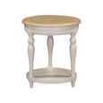 Chateau Side Table - Round - Grey Painted - Pine