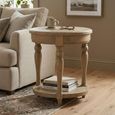 Chateau Side Table - Round - Natural - Rustic Pine