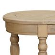 Chateau Side Table - Round - Natural - Rustic Pine