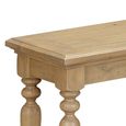 Chateau Telephone Table - Natural - Rustic Pine