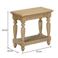 Chateau Telephone Table - Natural - Rustic Pine