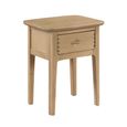 Cotswold Oak Lamp Table - 1 Drawer - Natural