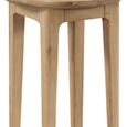 Cotswold Oak Lamp Table - Round - Natural