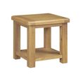 Dorchester Lamp Table - Square - Rustic Oak