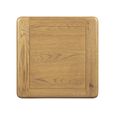 Dorchester Lamp Table - Square - Rustic Oak
