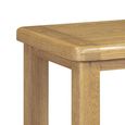 Dorchester Lamp Table - Square - Rustic Oak