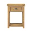 Dorchester Telephone Table - 1 Drawer - Rustic Oak