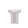 Brix Jez Side Table - Round - Off White - Metal