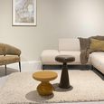 Brix Lou Side Table - Round - Mustard - Metal