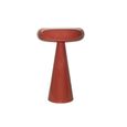 Brix Sam Side Table - Round - Amber - Metal