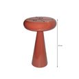Brix Sam Side Table - Round - Amber - Metal