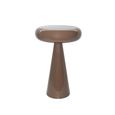 Brix Sam Side Table - Round - Coffee - Metal