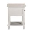 Provence Painted End Table - 1 Drawer - Truffle