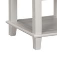 Provence Painted End Table - 1 Drawer - Truffle