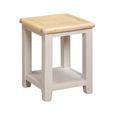 Windermere Painted Lamp Table - Square - Oyster Grey
