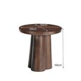 Brix Clubs Side Table - Round - Chestnut - Mango Wood