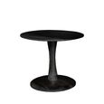 Brix Vivian Side Table - Round - Black - Mango Wood