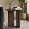 Castello End Table - Square - Smoked Oak