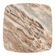 Bottega End Table - Spider Legs - Square - Blush Beige - Marble and Metal