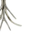 Antler Side Table - Round - Black Marble with Chrome Base