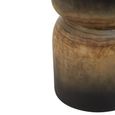 Arlo Side Table - Round - Black Ombre Wood