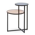 Cercle Side Table - 2 Tier - Round - Smoked Mirror
