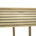 Ella Side Table - Square - Mirrored with Gold Metal