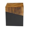 Gabor Side Table - Square - Natural Bamboo Wood