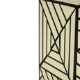 Hassa Side Table - Octagonal - Ivory and Black