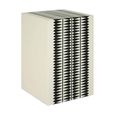 Issey Side Table - Square - White and Black Wood