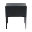 Luxor Side Table - Square - Black and Grey with 1 Drawer