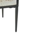 Luxor Side Table - Square - Black and Grey with 1 Drawer