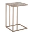Fairfax Side Table - Clay - Marble and Metal