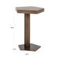 Hexa Side Table - Hexagonal - Brushed Gold