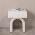 Bennet End Table - 1 Drawer - White - Wood