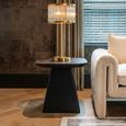 Bonvoy Brown Oak Modern Edge Square End Table