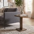Foley End Table - Square - Antique Brass - Aluminum