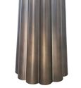 Barwick End Table - Round - Antique Brass - Glass and Metal
