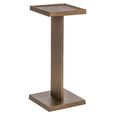 Foley End Table - Square - Antique Brass - Aluminum