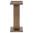Foley End Table - Square - Antique Brass - Aluminum
