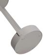 Reed Outdoor End Table - Round - Light Beige - Aluminum