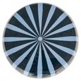 Boyd End Table - Round - Blue - Metal