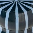 Boyd End Table - Round - Blue - Metal