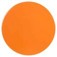 Diablo End Table - Round - Orange - Metal
