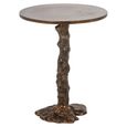 Misty End Table - Round - Bronze - Aluminum