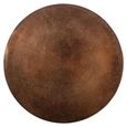 Misty End Table - Round - Bronze - Aluminum