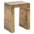 Novan End Table - Gold - Aluminum