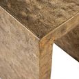 Novan End Table - Gold - Aluminum