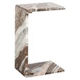 Tovek End Table - Blush Beige - Marble